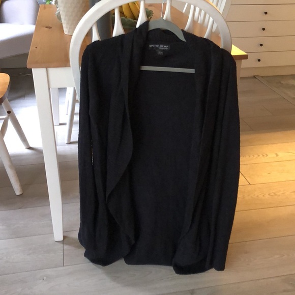 Barefoot Dreams Black Cardigan - Picture 1 of 3